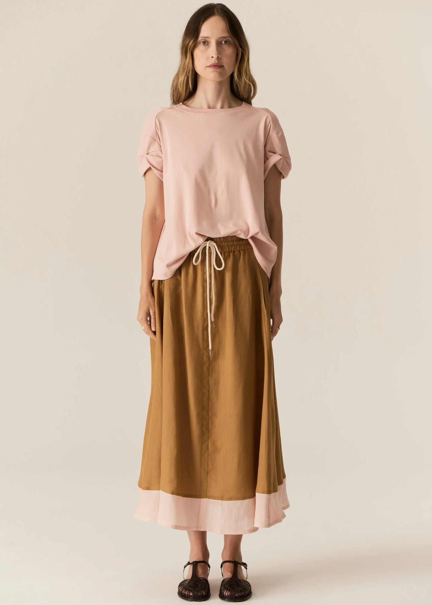 Zone Twist Tee | Blush