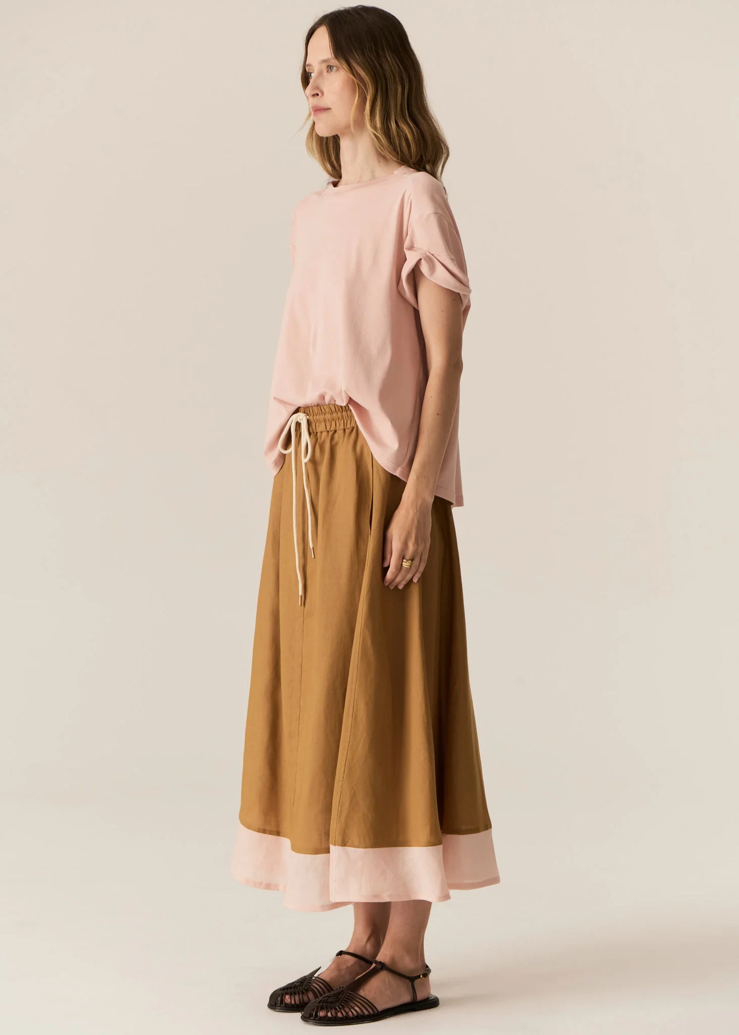 Zone Twist Tee | Blush