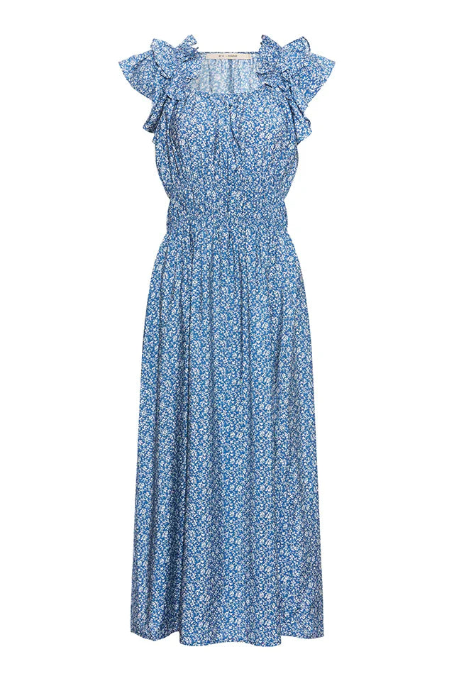 RUE DE FEMME Maise Dress | Blue/White Floral