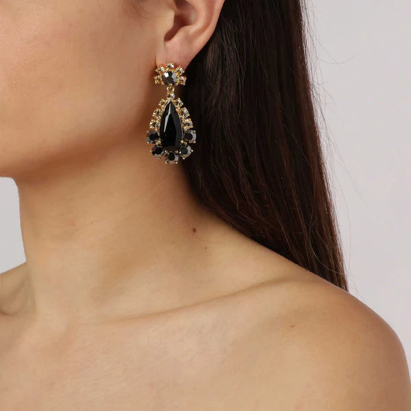 Dyrberg/Kern Lucia Earrings - Black