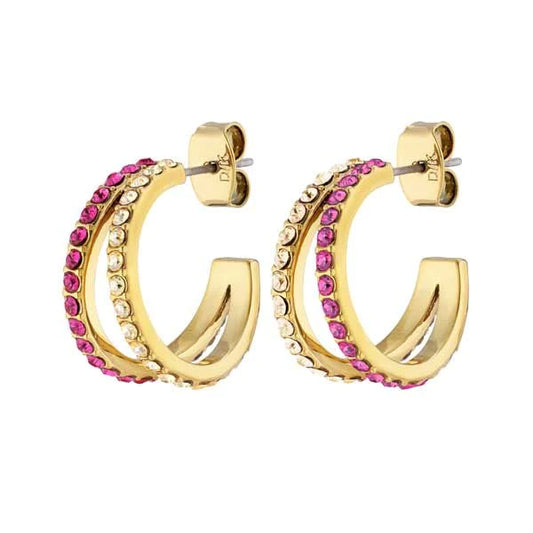 Dyrberg/Kern Twinnie Earrings - Pink