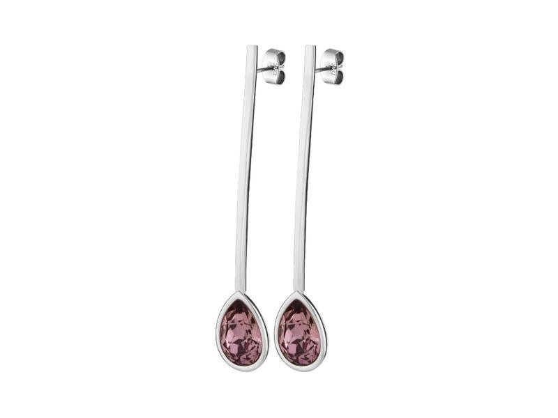 Dyrberg/Kern Verona Silver/Antique Pink Earrings