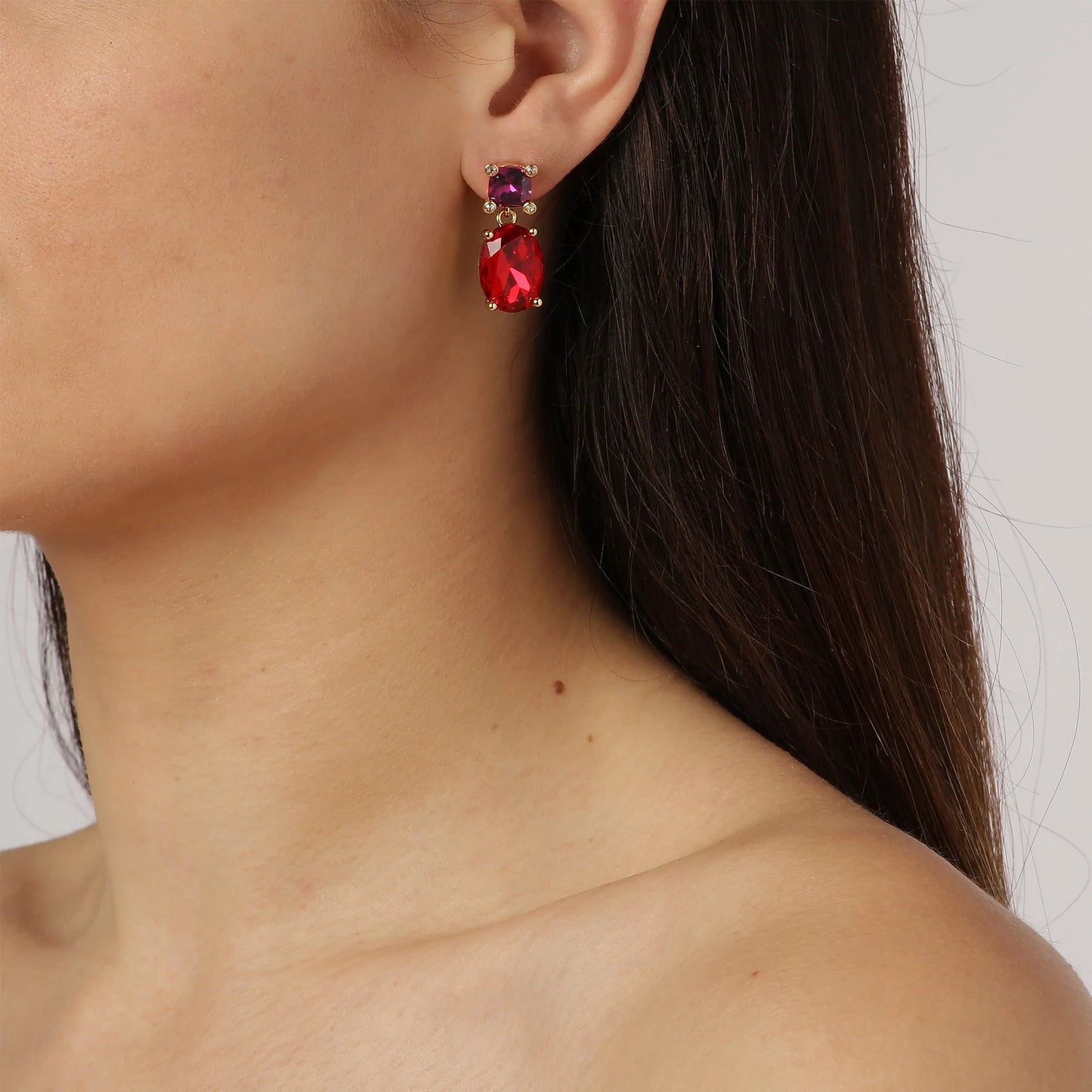 DYRBERG/KERN Antonia Earrings | SG Red