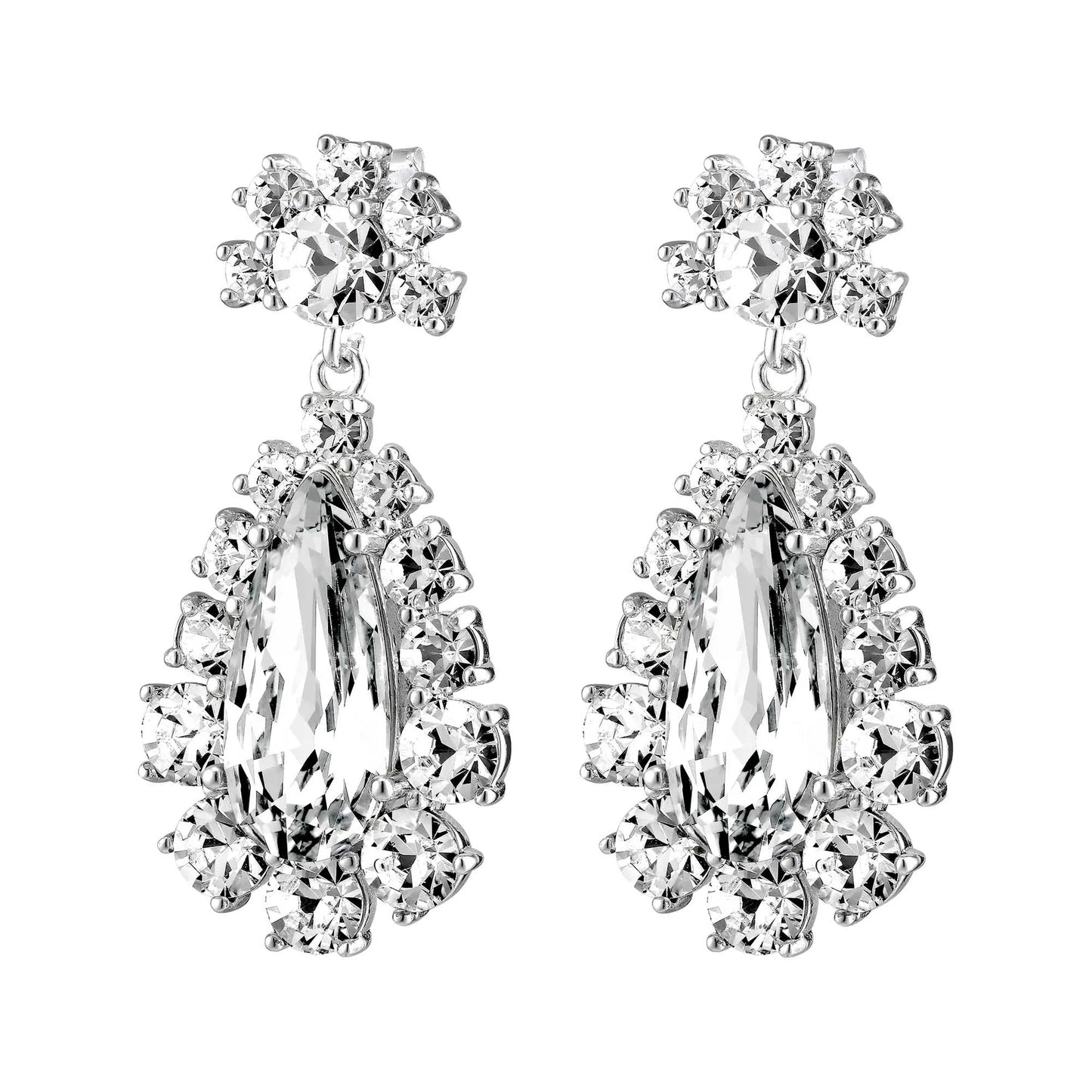 Dyrberg/Kern Lucia Silver/Crystal Earrings