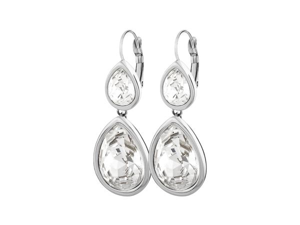 Dyrberg/Kern Valencia Shiny Silver Crystal Earrings