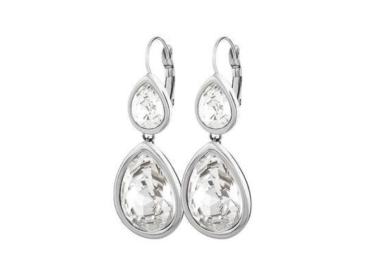Dyrberg/Kern Valencia Shiny Silver Crystal Earrings